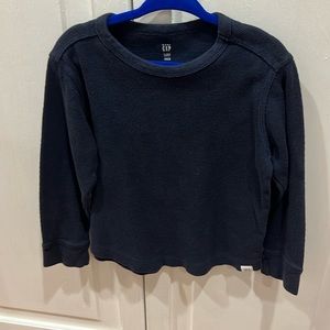 Gap Navy thermal 4T shirt